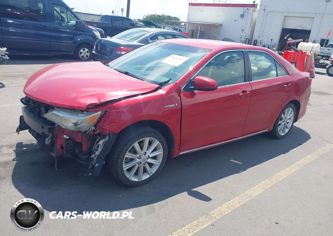 2012 Toyota Camry Hybrid Xle VIN:4T1BD1FK9CU061349 - 2