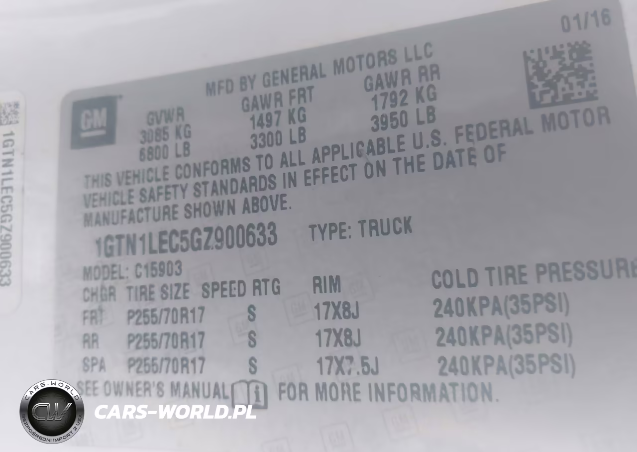 2016 GMC Sierra 1500 VIN:1GTN1LEC5GZ900633 - 9