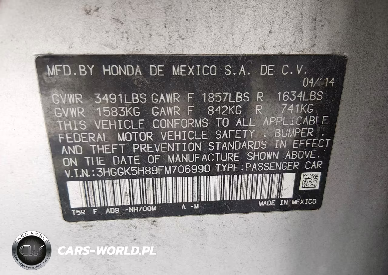 2015 Honda Fit Ex-Ex-L VIN:3HGGK5H89FM706990 - 9