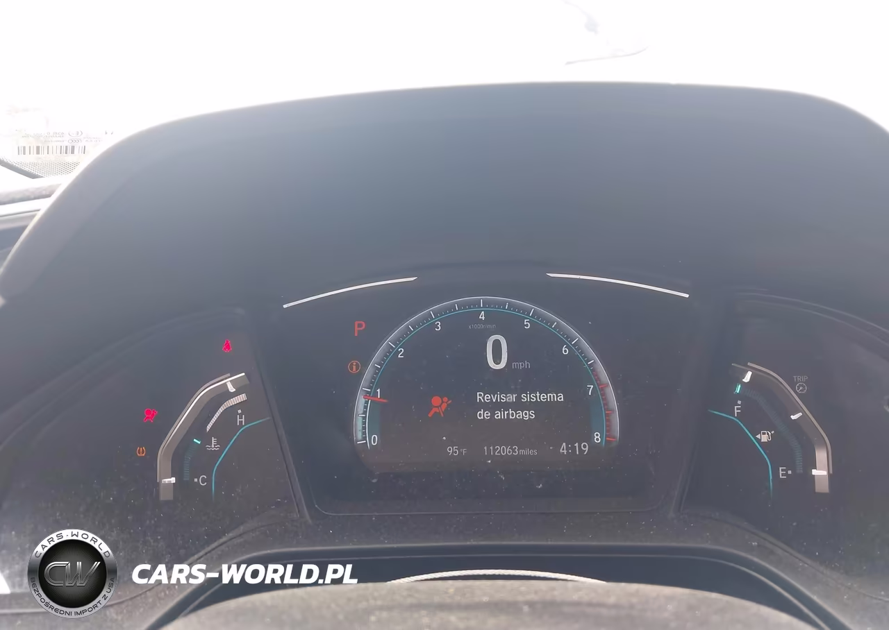 2019 Honda Civic Lx VIN:2HGFC2F64KH528648 - 7