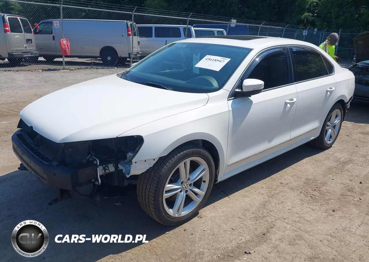 2013 Volkswagen Passat 2.0L Tdi Sel Premium VIN:1VWCN7A30DC138445 - 2