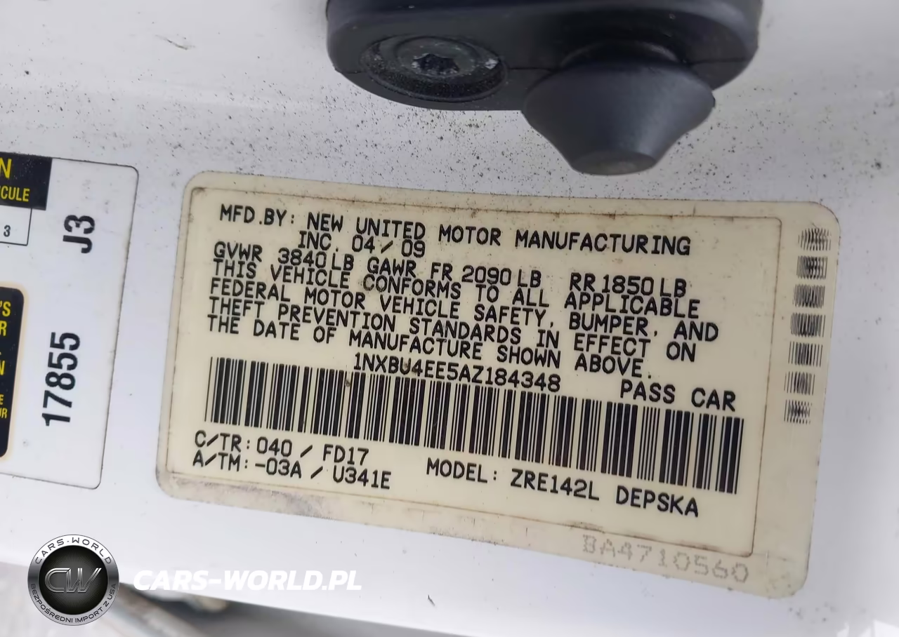 2010 Toyota Corolla S VIN:1NXBU4EE5AZ184348 - 9