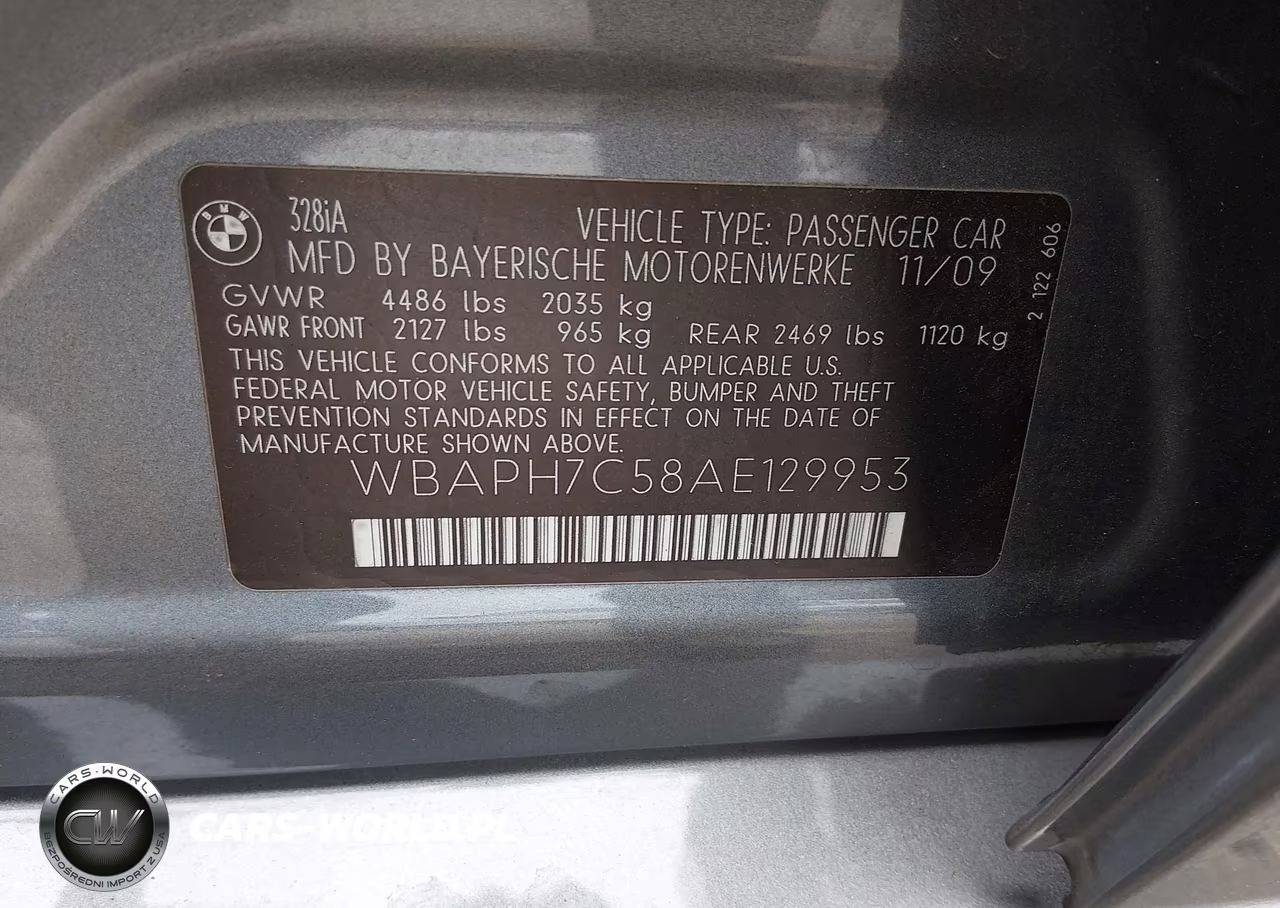 2010 BMW 328I VIN:WBAPH7C58AE129953 - 9
