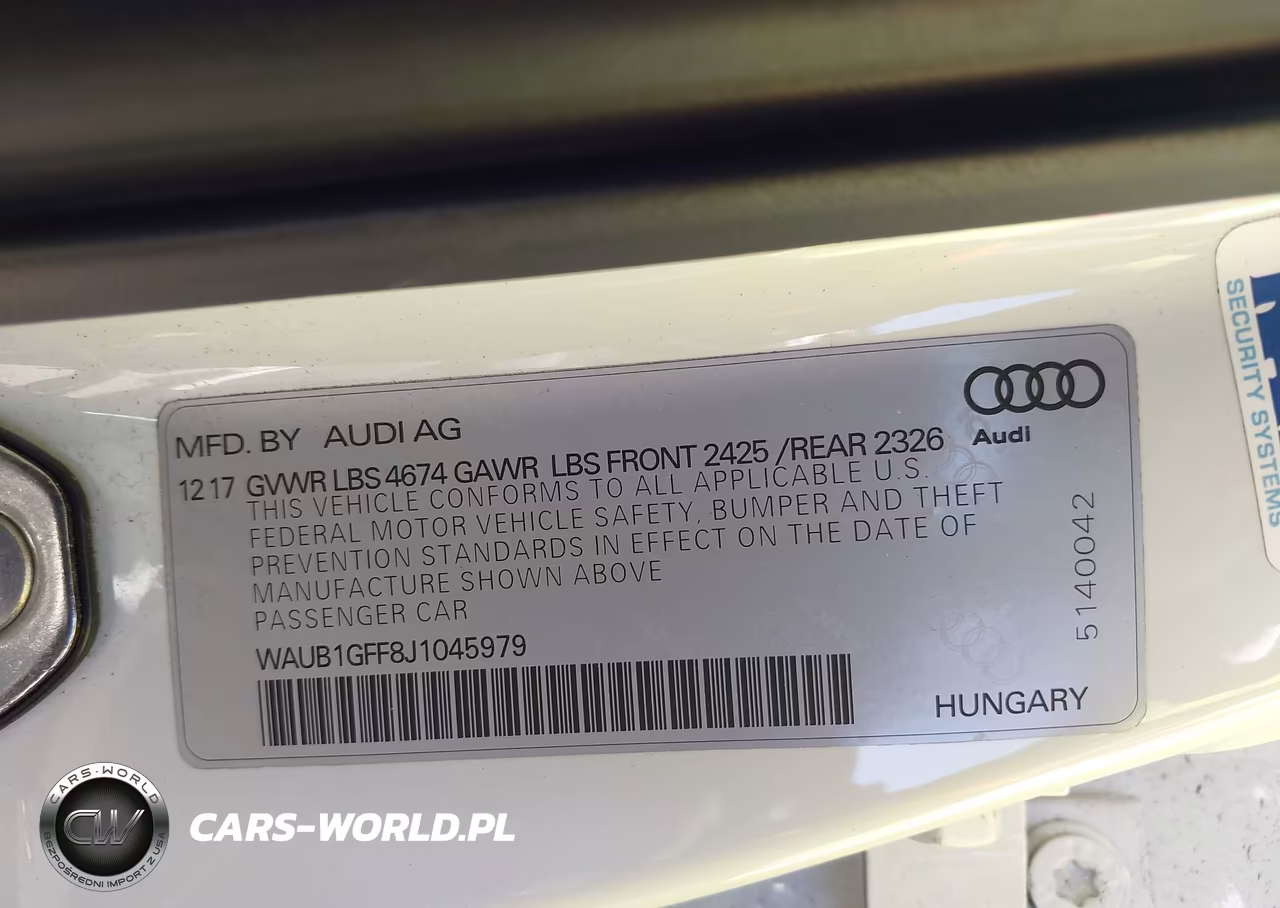 2018 Audi S3 2.0T Premium Plus-2.0T Tech Premium Plus VIN:WAUB1GFF8J1045979 - 9