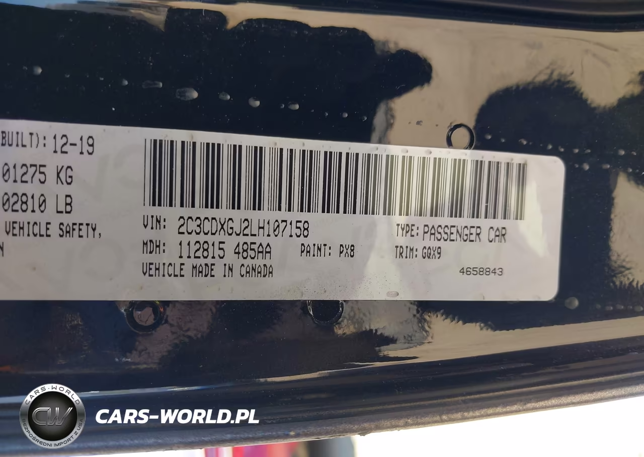 2020 Dodge Charger Scat Pack Rwd VIN:2C3CDXGJ2LH107158 - 9