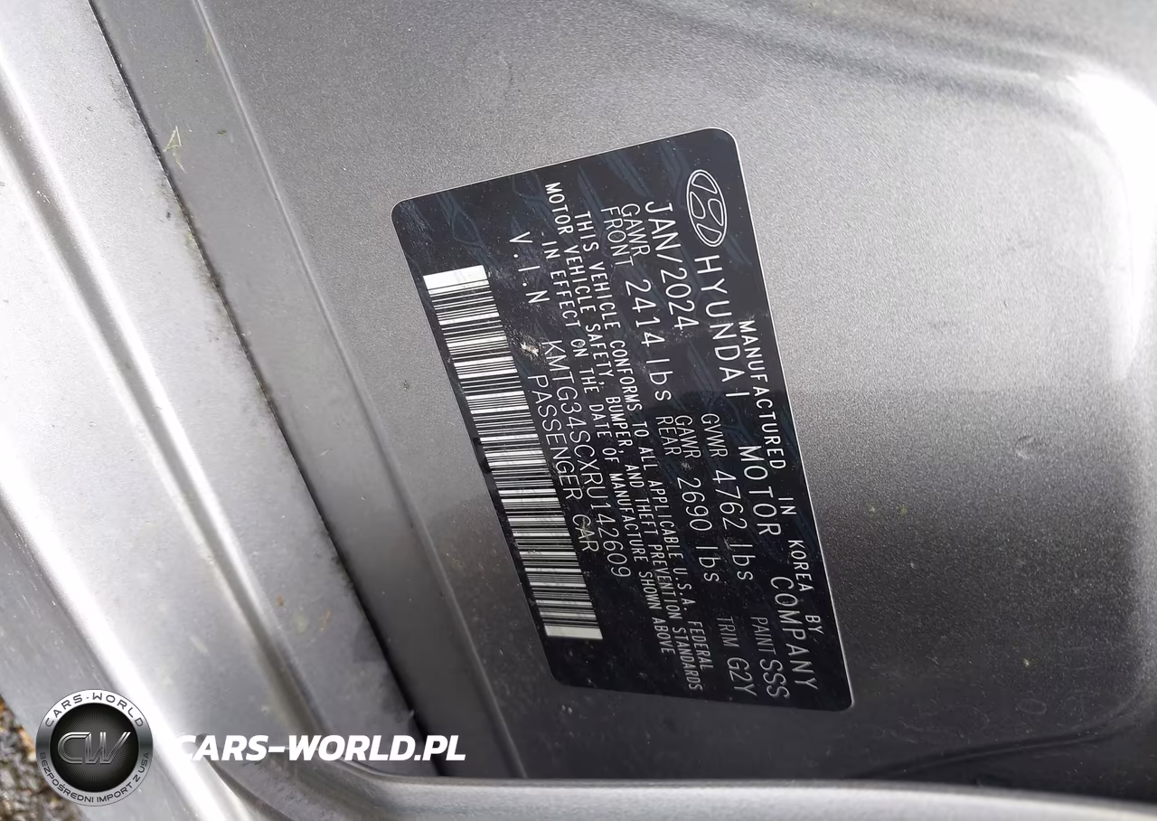 2024 Genesis G70 2.5T Rwd VIN:KMTG34SCXRU142609 - 9