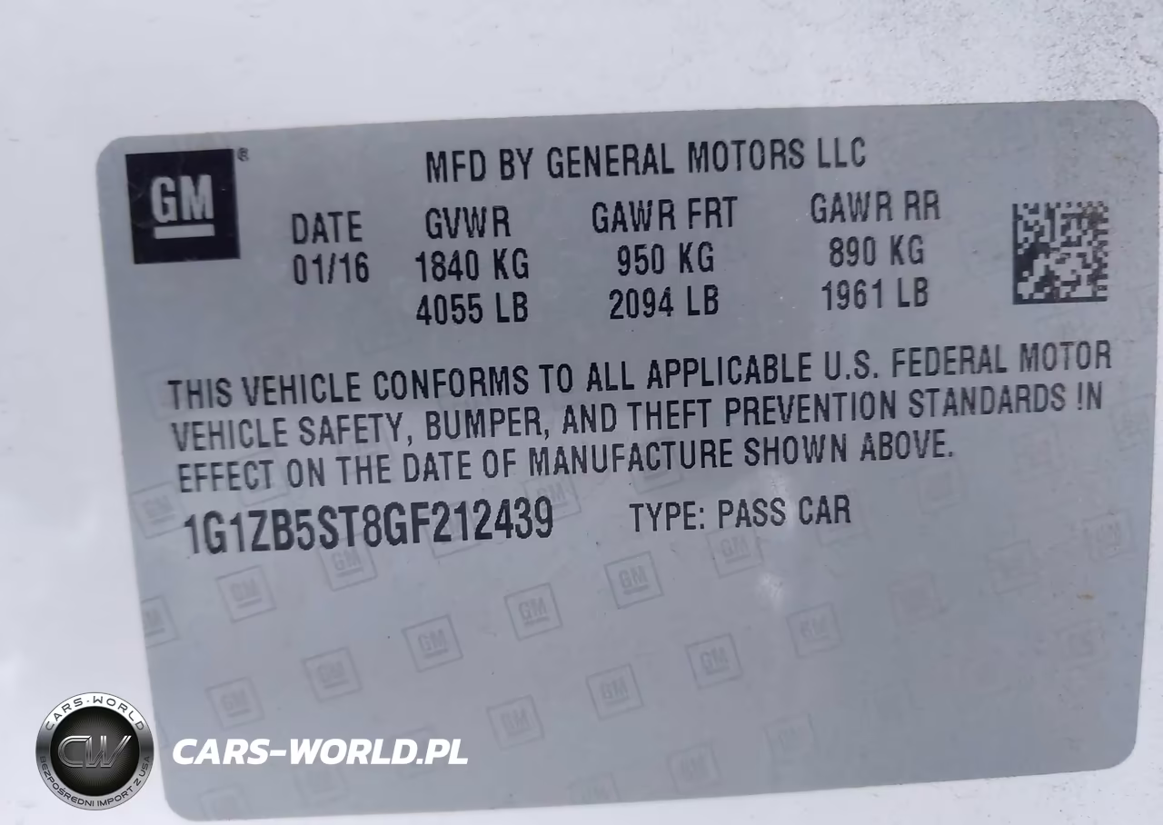 2016 Chevrolet Malibu Ls VIN:1G1ZB5ST8GF212439 - 9