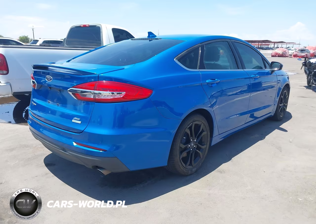 2019 Ford Fusion Se VIN:3FA6P0HD5KR251957 - 4