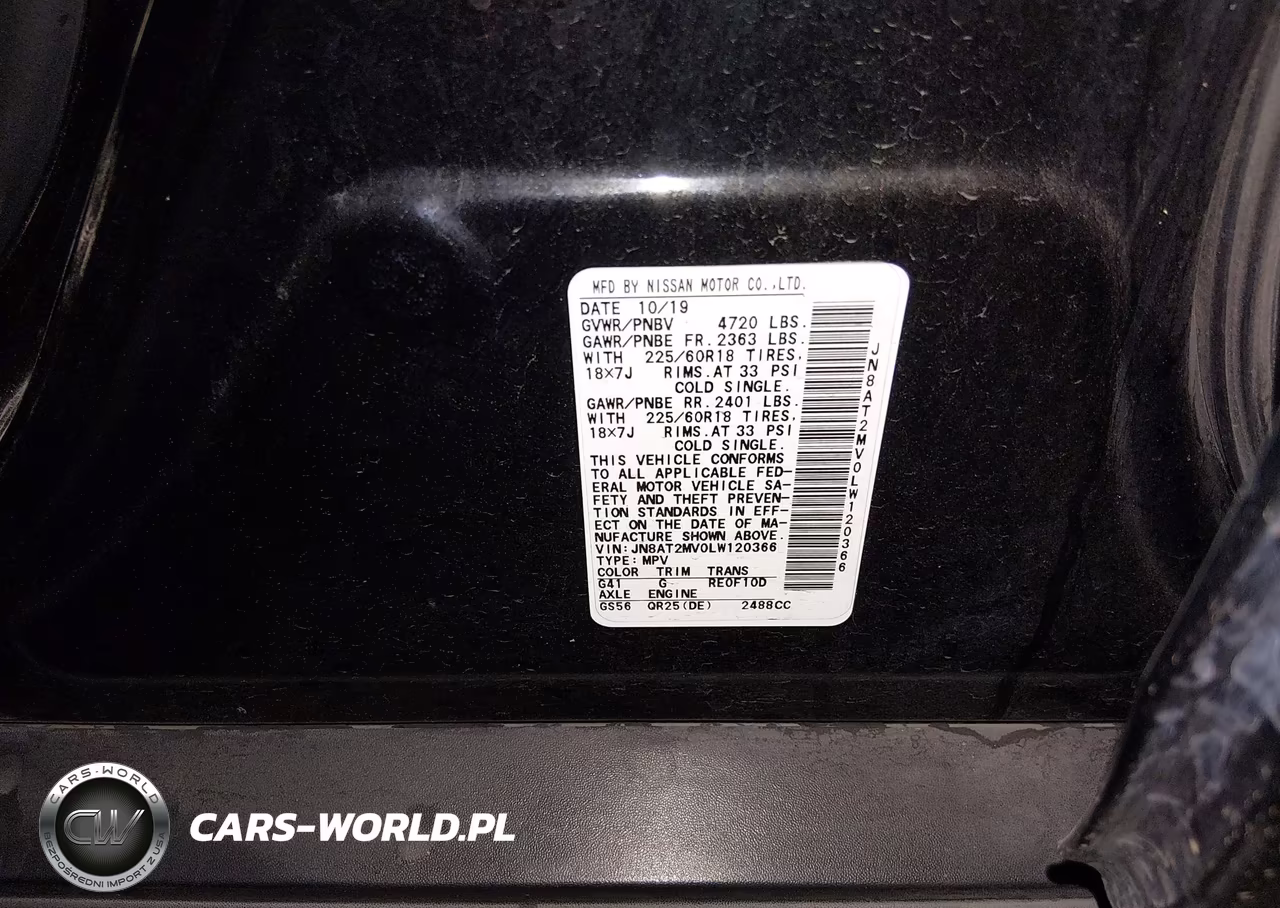 2020 Nissan Rogue Sv Intelligent Awd VIN:JN8AT2MV0LW120366 - 9