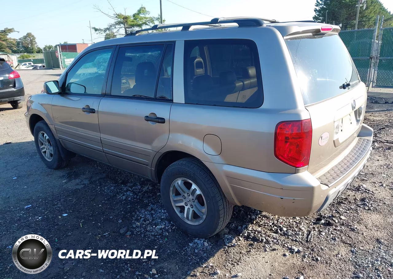 2004 Honda Pilot Ex-L VIN:2HKYF18544H622715 - 3