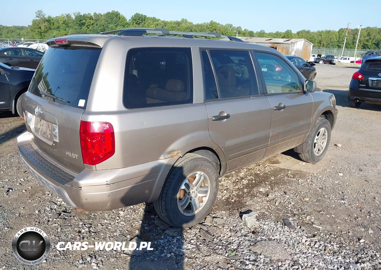 2004 Honda Pilot Ex-L VIN:2HKYF18544H622715 - 4