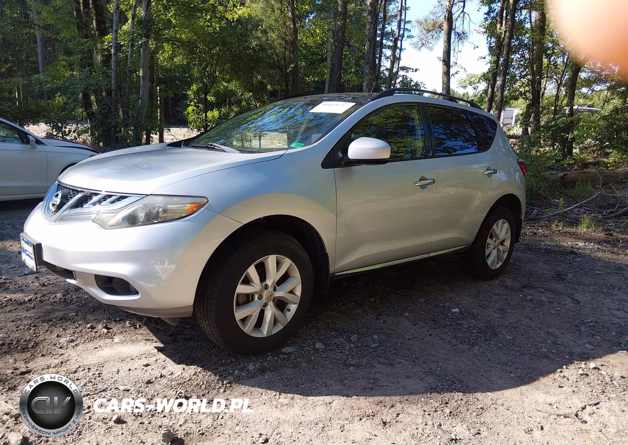 2014 Nissan Murano Sl VIN:JN8AZ1MW5EW512764 - 2