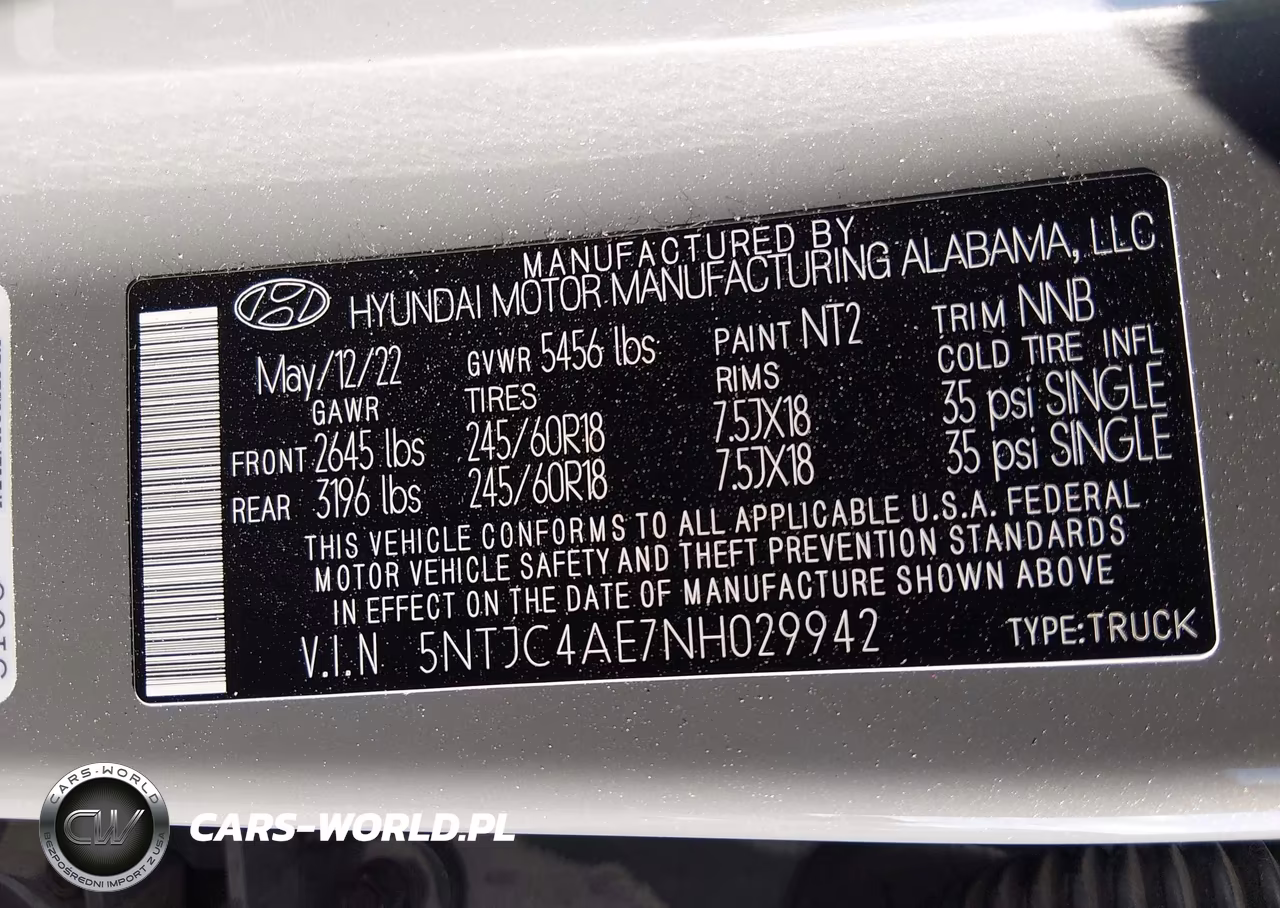 2022 Hyundai Santa Cruz Sel VIN:5NTJC4AE7NH029942 - 9
