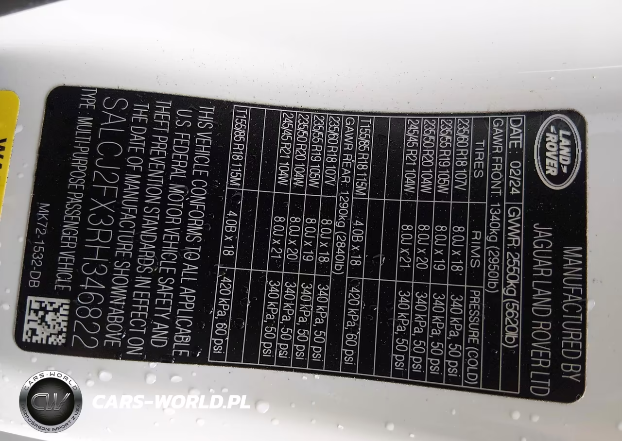 2024 Land Rover Discovery Sport Core S VIN:SALCJ2FX3RH346822 - 9