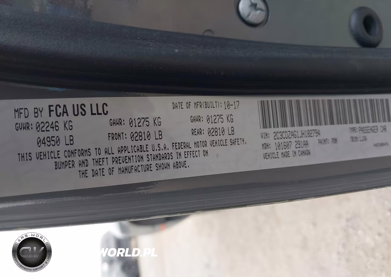 2018 Dodge Challenger Sxt Plus VIN:2C3CDZAG1JH182794 - 9