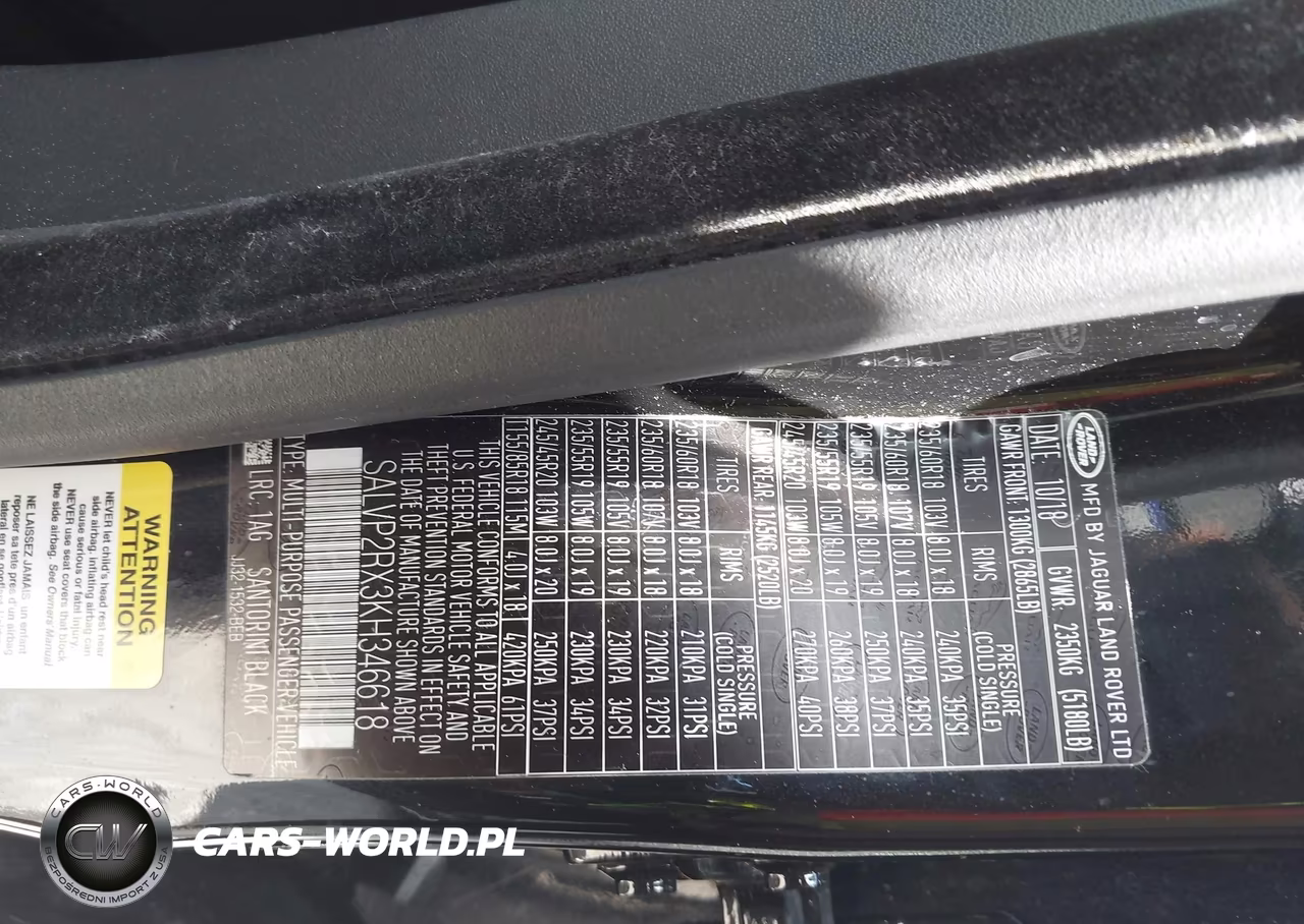 2019 Land Rover Range Rover Evoque Se-Se Premium VIN:SALVP2RX3KH346618 - 9