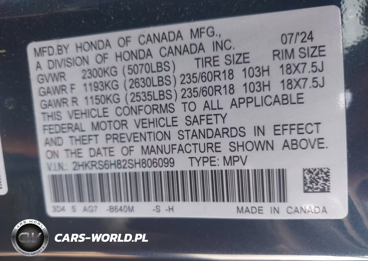 2025 Honda Cr-V Hybrid Sport-L VIN:2HKRS6H82SH806099 - 9