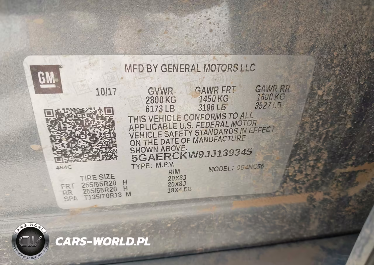 2018 Buick Enclave Premium VIN:5GAERCKW9JJ139345 - 9
