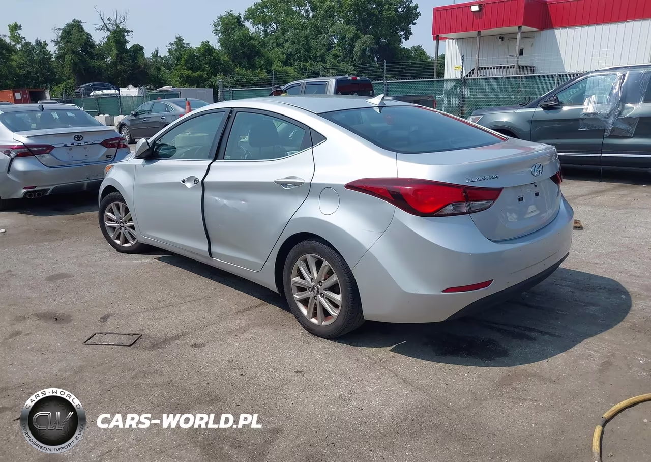 2015 Hyundai Elantra Se VIN:KMHDH4AE7FU393391 - 3