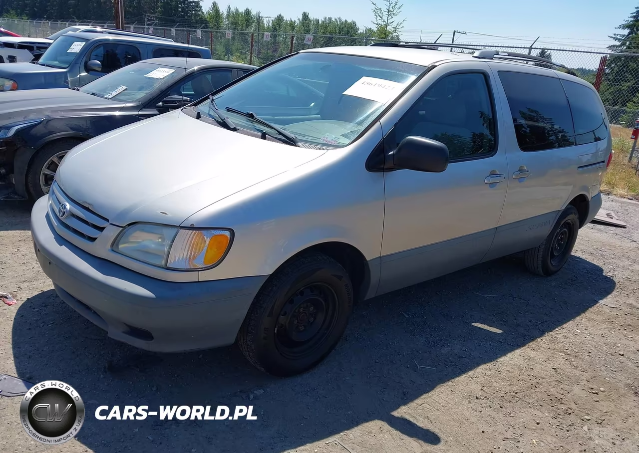 2001 Toyota Sienna Le VIN:4T3ZF13C61U356581 - 2