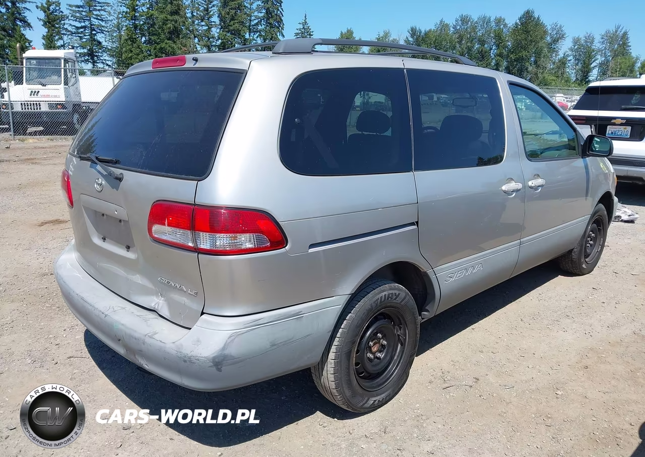 2001 Toyota Sienna Le VIN:4T3ZF13C61U356581 - 4