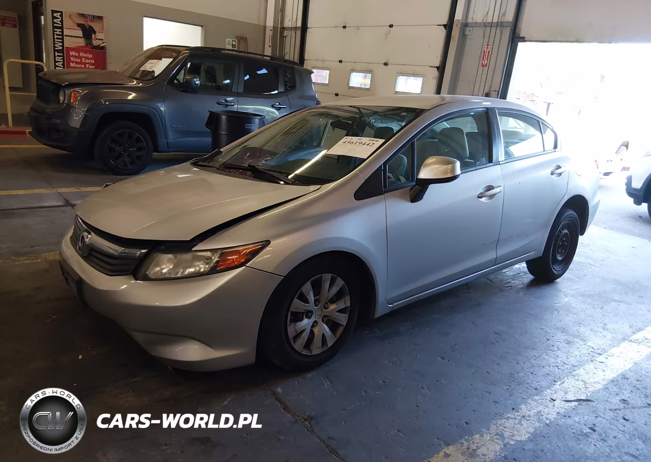 2012 Honda Civic Lx VIN:2HGFB2F57CH608201 - 2