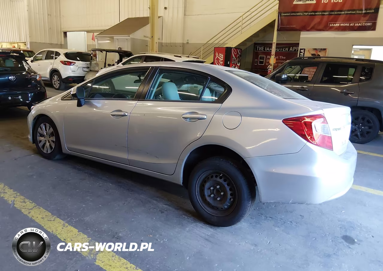 2012 Honda Civic Lx VIN:2HGFB2F57CH608201 - 3