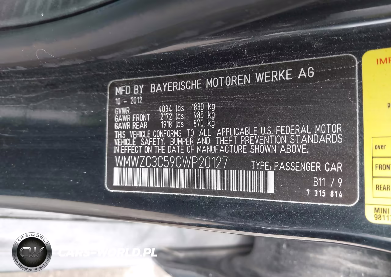 2012 Mini Cooper S Countryman VIN:WMWZC3C59CWP20127 - 9