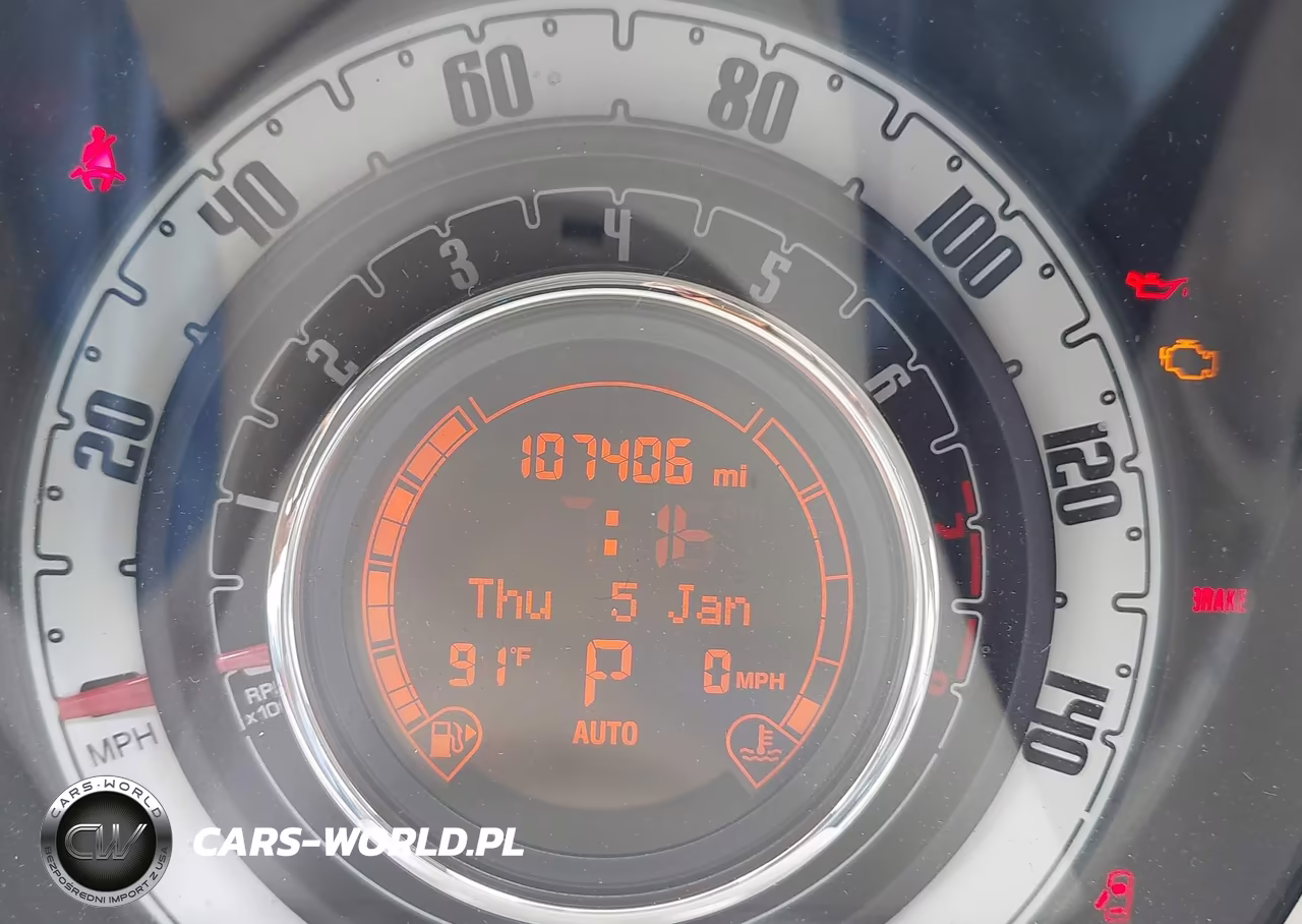 2015 Fiat 500 VIN:3C3CFFAR5FT624405 - 7