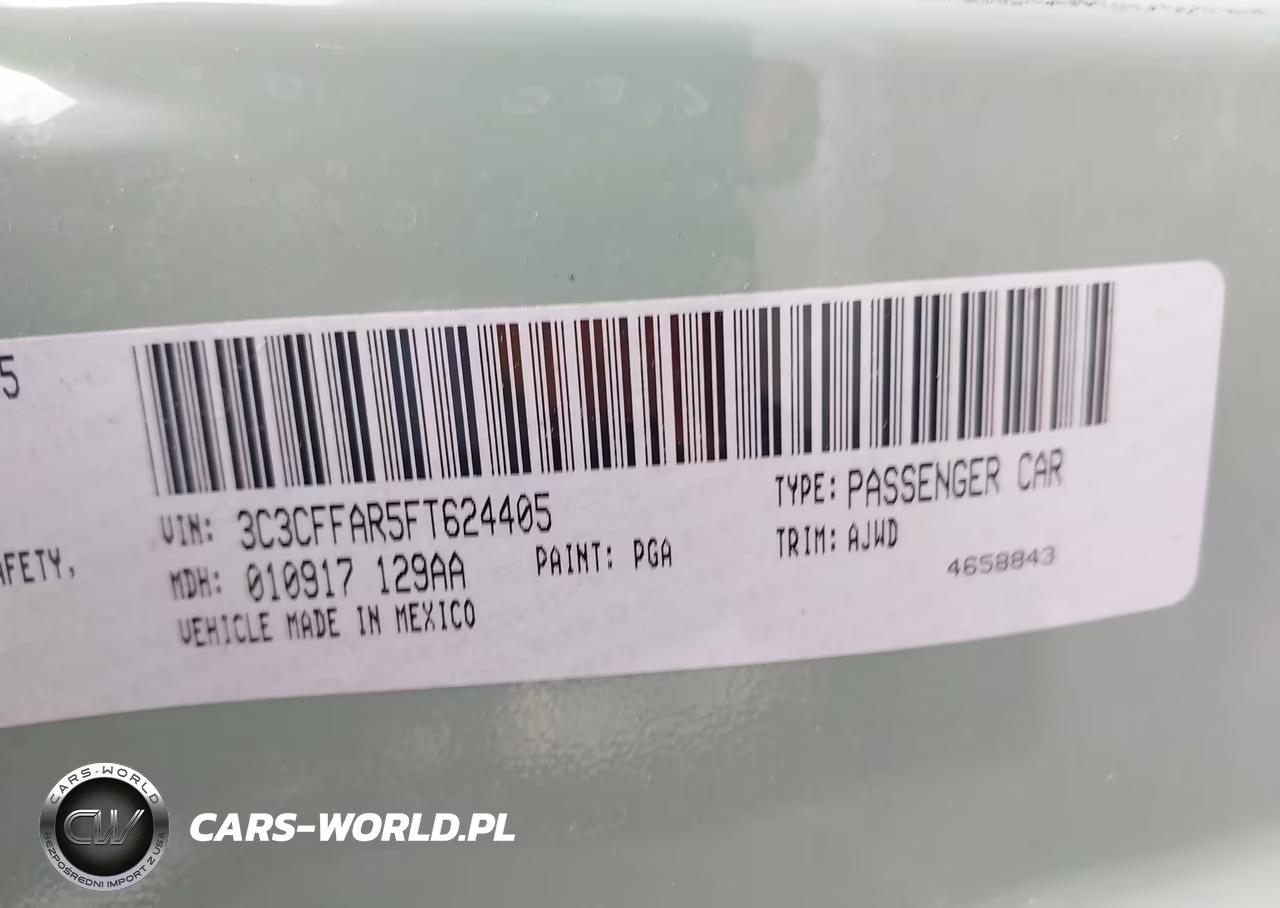 2015 Fiat 500 VIN:3C3CFFAR5FT624405 - 9