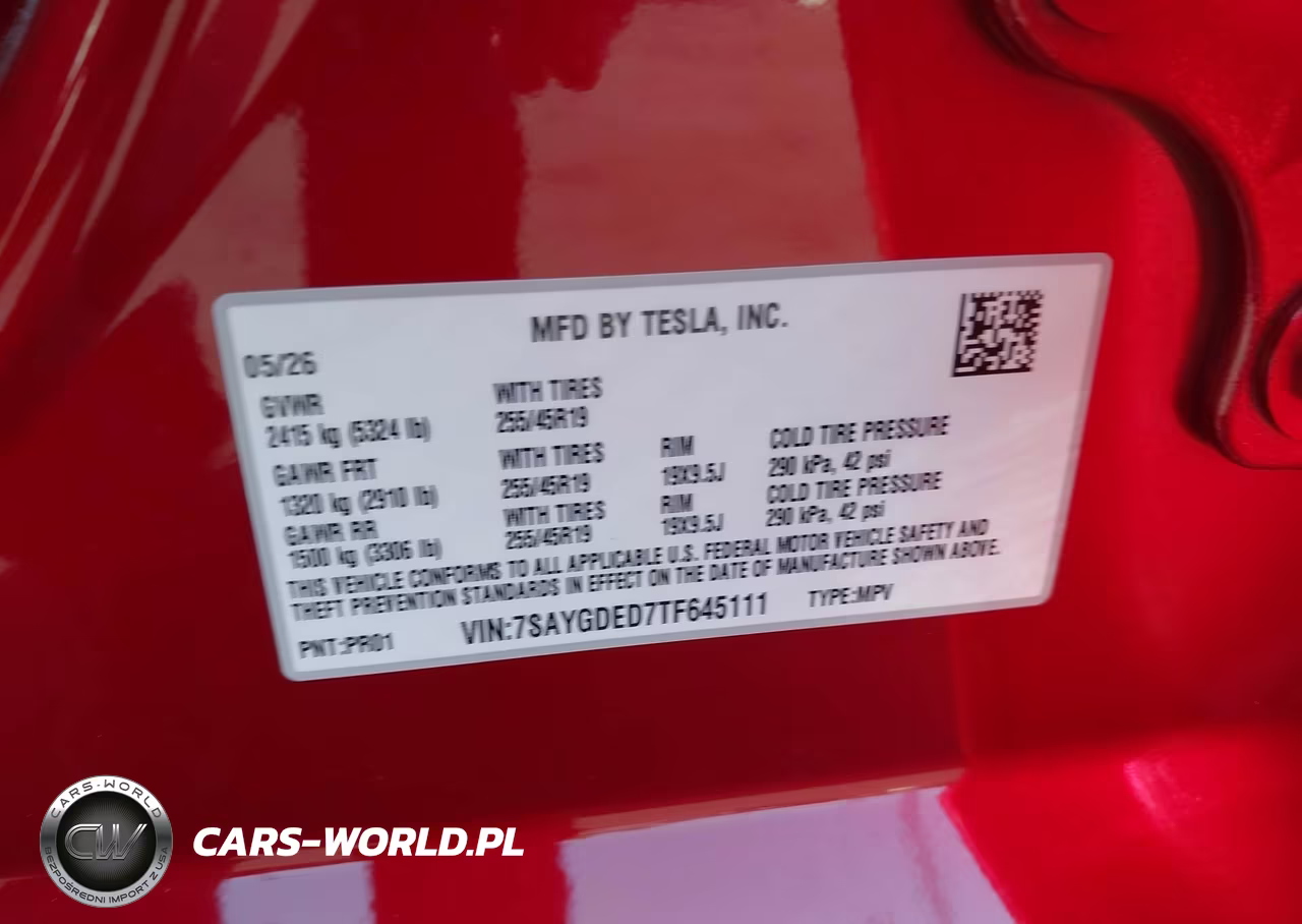 2026 Tesla Model Y Premium Rear-Wheel Drive-Rear-Wheel Drive VIN:7SAYGDED7TF645111 - 9
