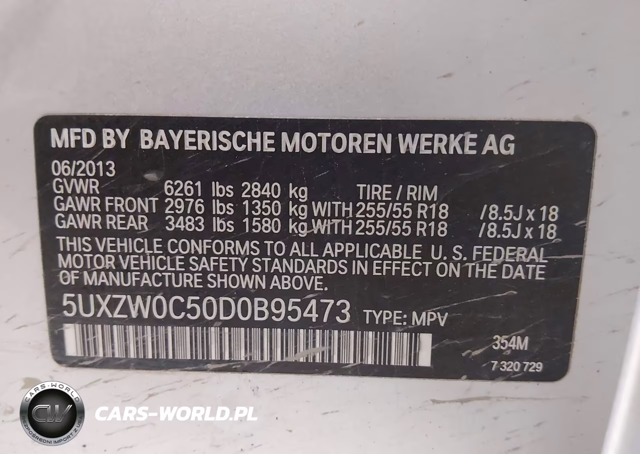 2013 BMW X5 xDrive35D VIN:5UXZW0C50D0B95473 - 9
