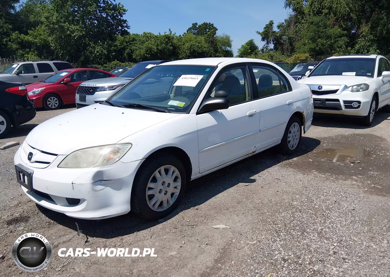 2004 Honda Civic Lx VIN:2HGES16564H596775 - 2
