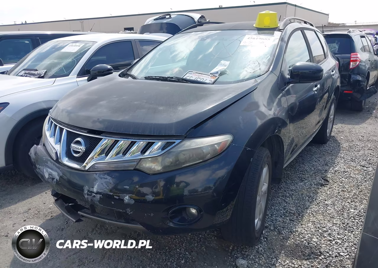 2010 Nissan Murano Sl VIN:JN8AZ1MW9AW115195 - 2