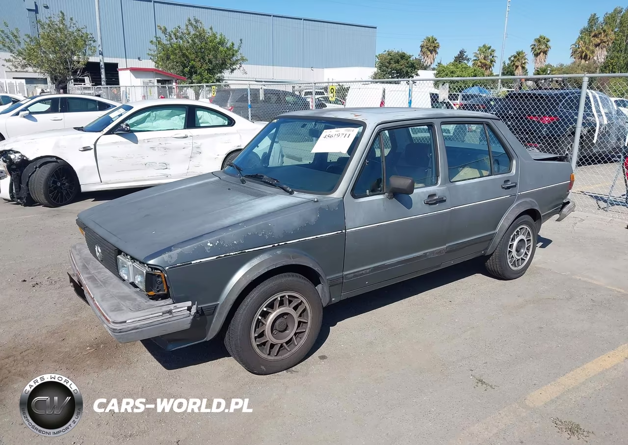1984 Volkswagen Jetta Deluxe VIN:WVWGB0160EW133891 - 2