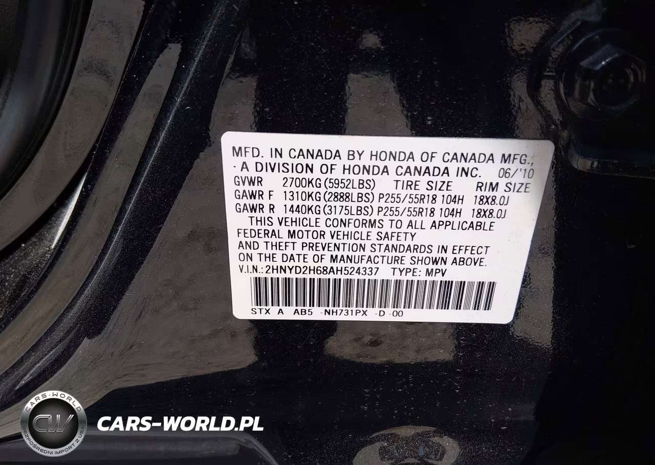 2010 Acura Mdx Technology Package VIN:2HNYD2H68AH524337 - 9