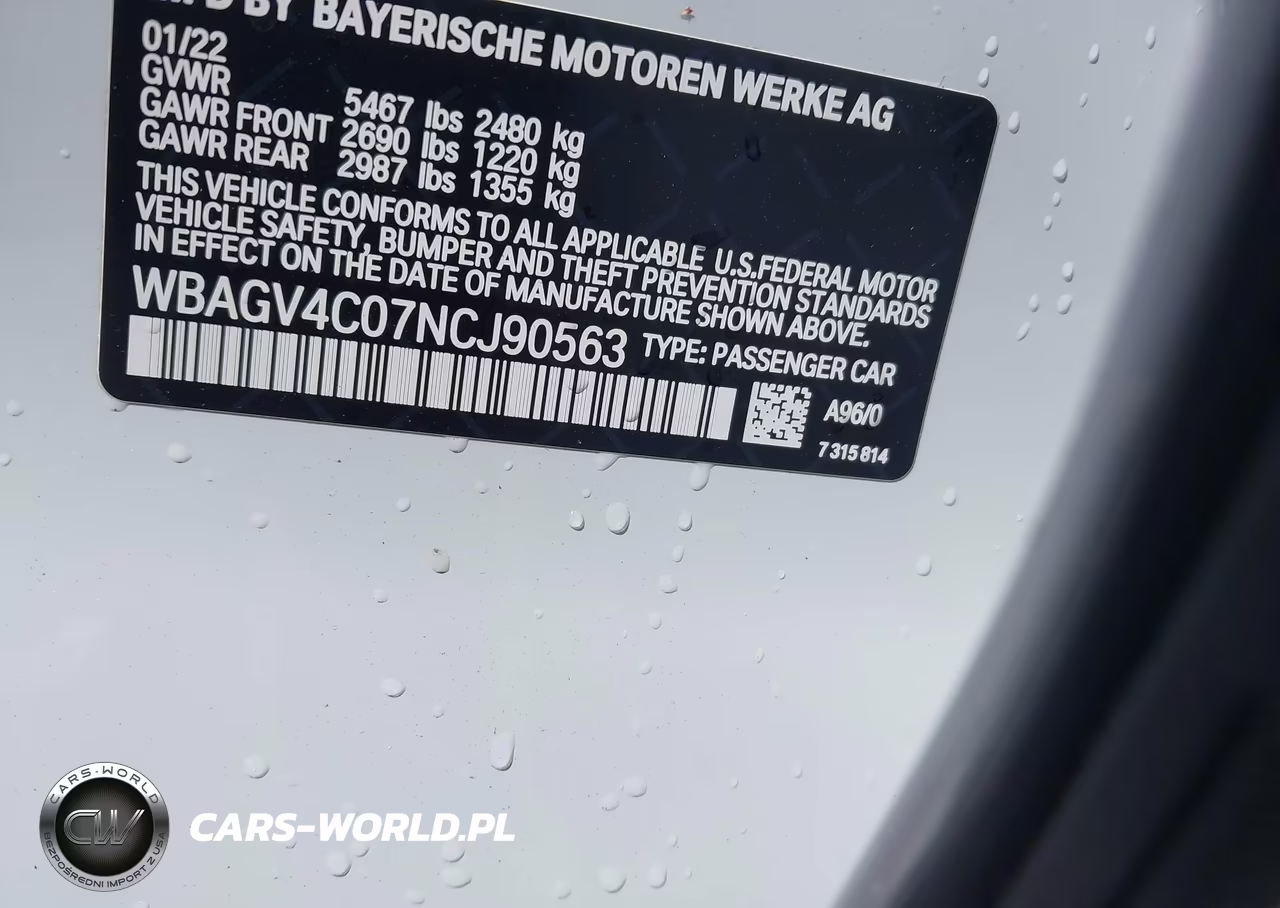 2022 BMW 840 Gran Coupe I xDrive VIN:WBAGV4C07NCJ90563 - 9
