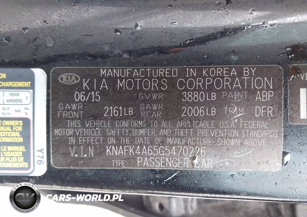 2016 Kia Forte Lx VIN:KNAFK4A65G5470226 - 9