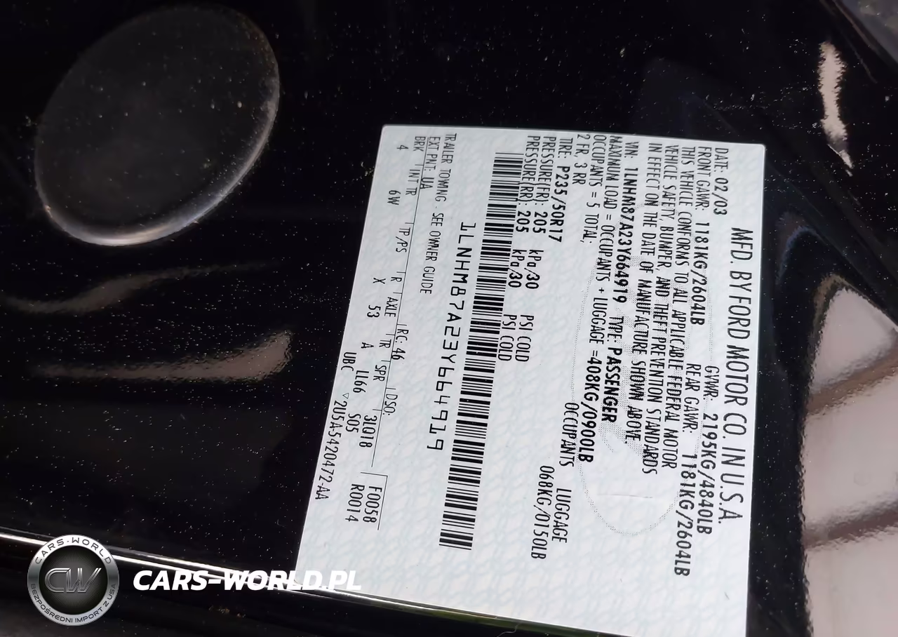 2003 Lincoln Ls V8 VIN:1LNHM87A23Y664919 - 9