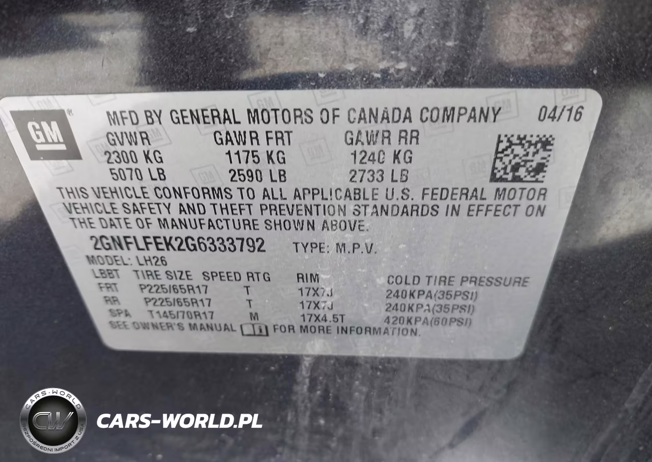 2016 Chevrolet Equinox Lt VIN:2GNFLFEK2G6333792 - 9