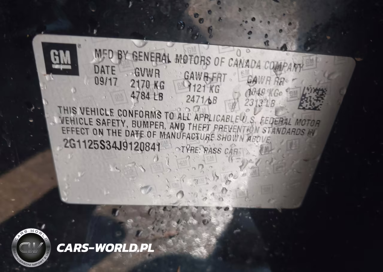 2018 Chevrolet Impala 2Lz VIN:2G1125S34J9120841 - 9