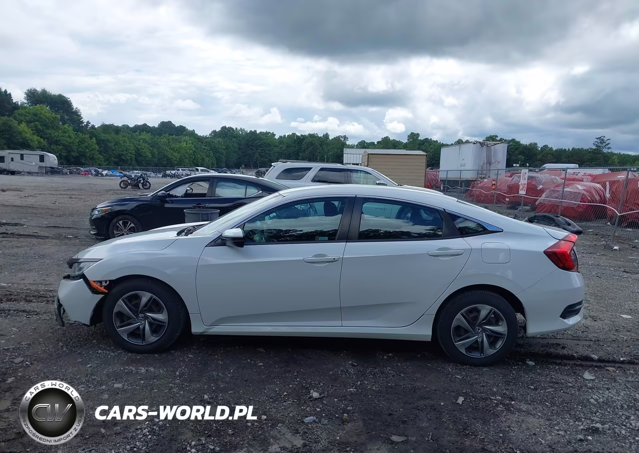 2019 Honda Civic Lx VIN:2HGFC2F60KH581833 - 14