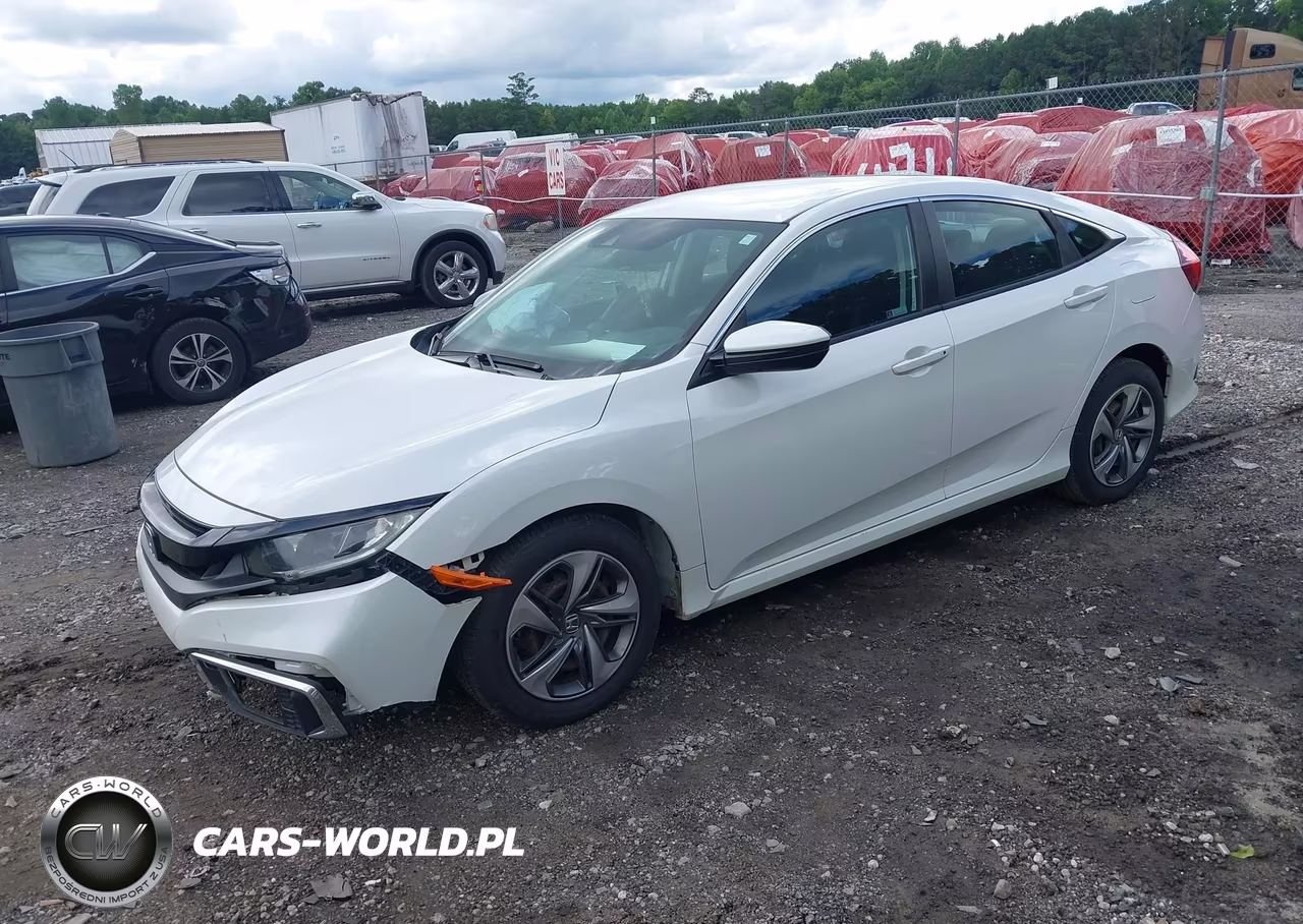 2019 Honda Civic Lx VIN:2HGFC2F60KH581833 - 2