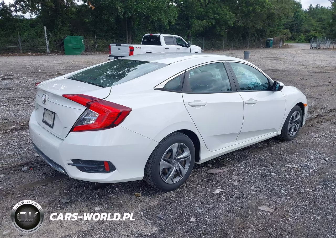 2019 Honda Civic Lx VIN:2HGFC2F60KH581833 - 4