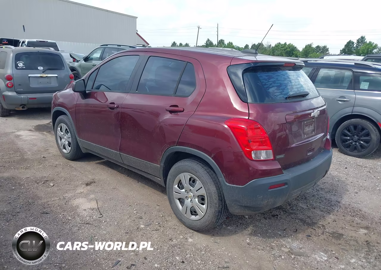 2016 Chevrolet Trax Ls VIN:3GNCJKSB0GL260889 - 3