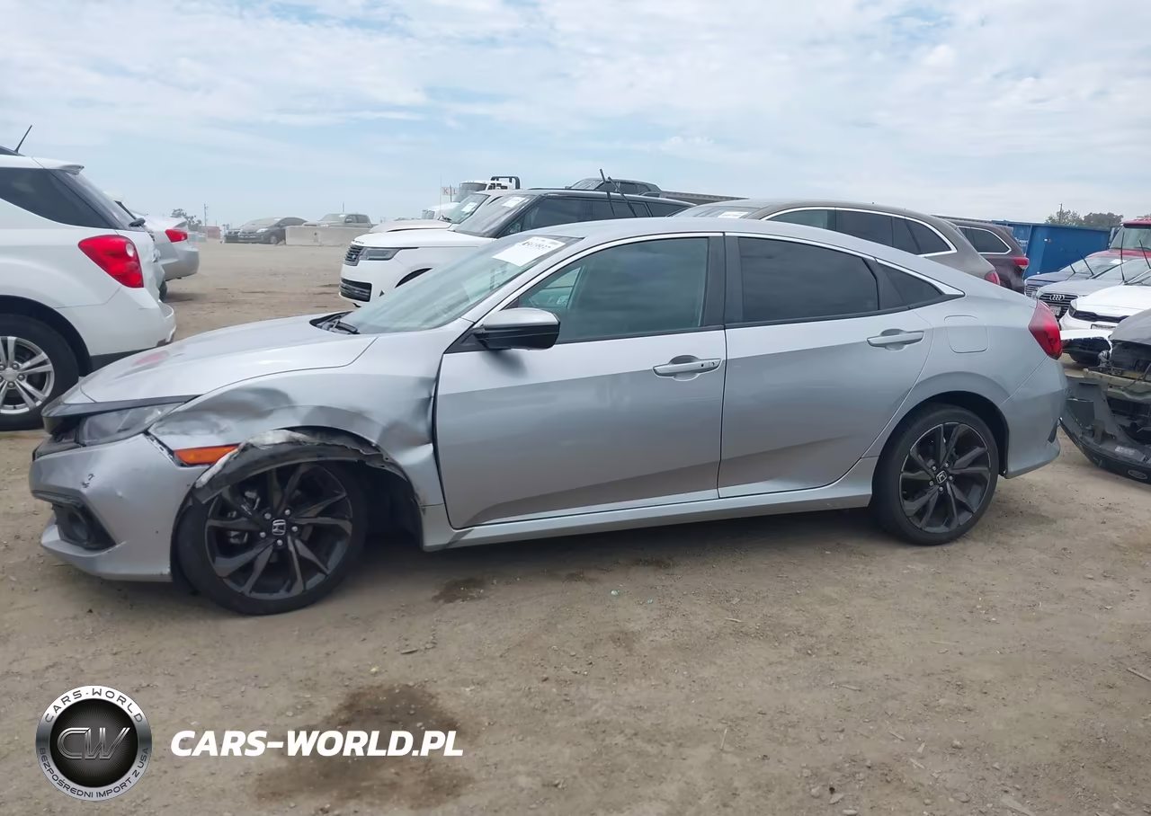 2020 Honda Civic Sport VIN:19XFC2F83LE205592 - 14