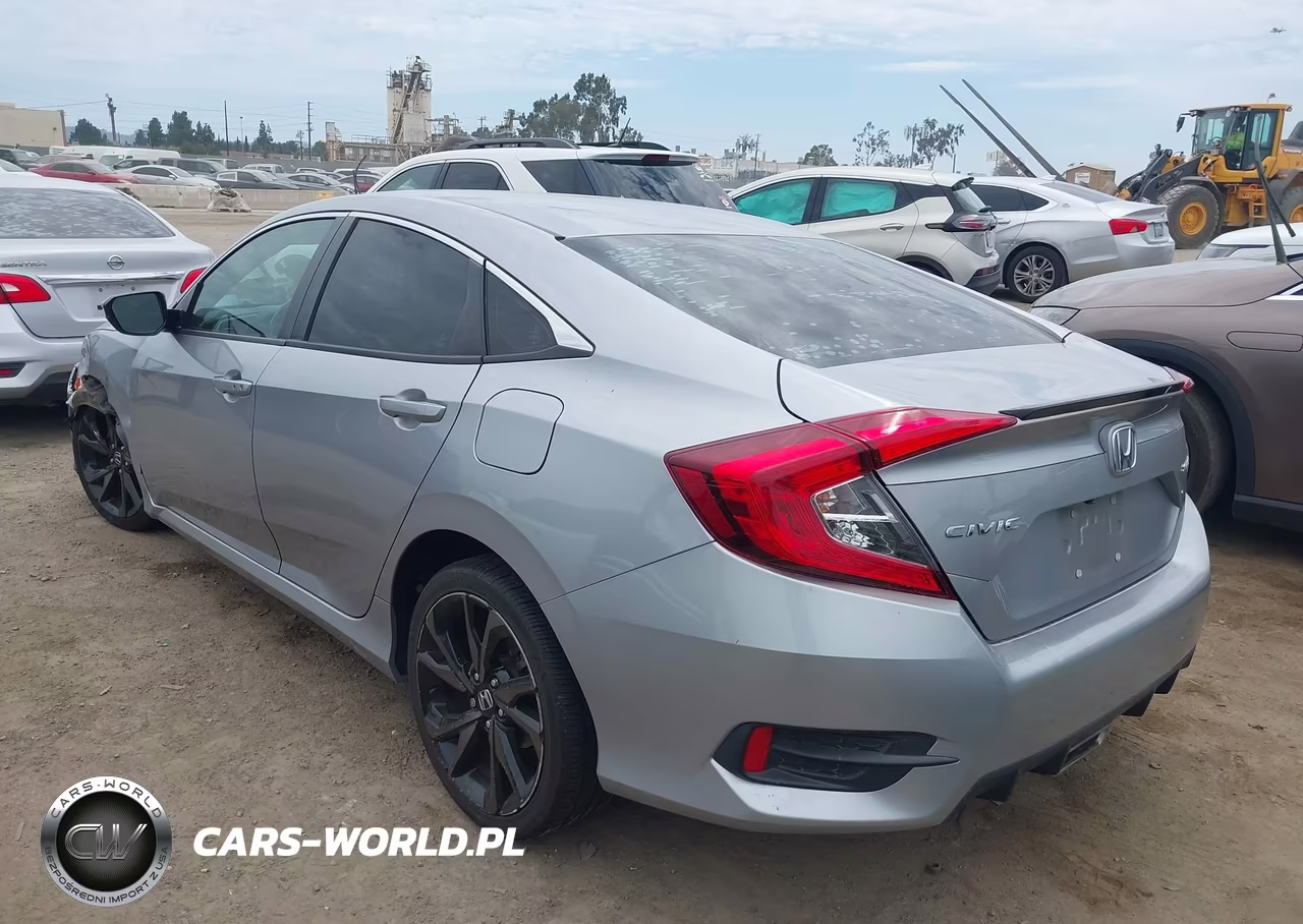 2020 Honda Civic Sport VIN:19XFC2F83LE205592 - 3