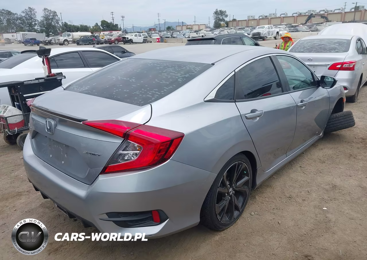 2020 Honda Civic Sport VIN:19XFC2F83LE205592 - 4