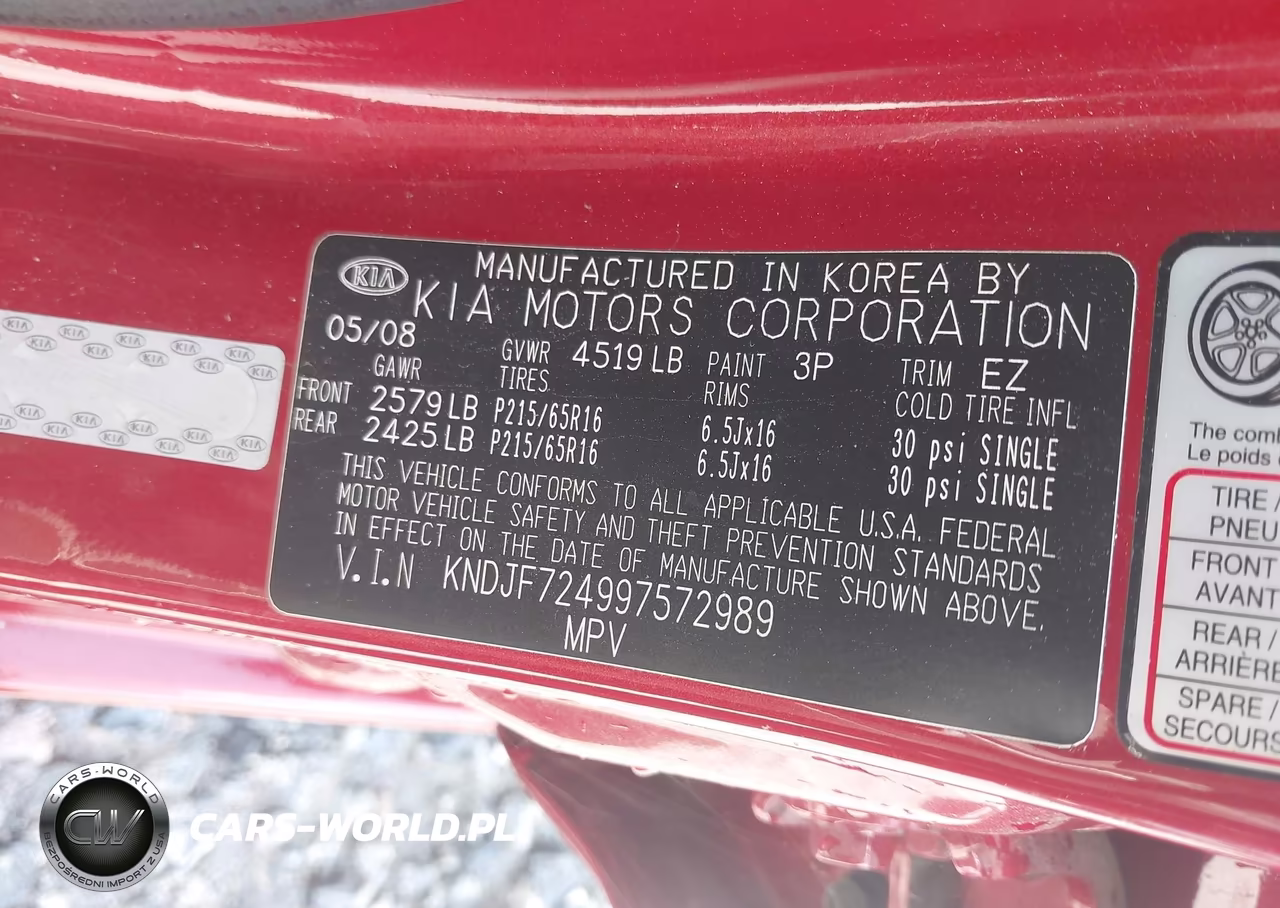 2009 Kia Sportage Lx VIN:KNDJF724997572989 - 9