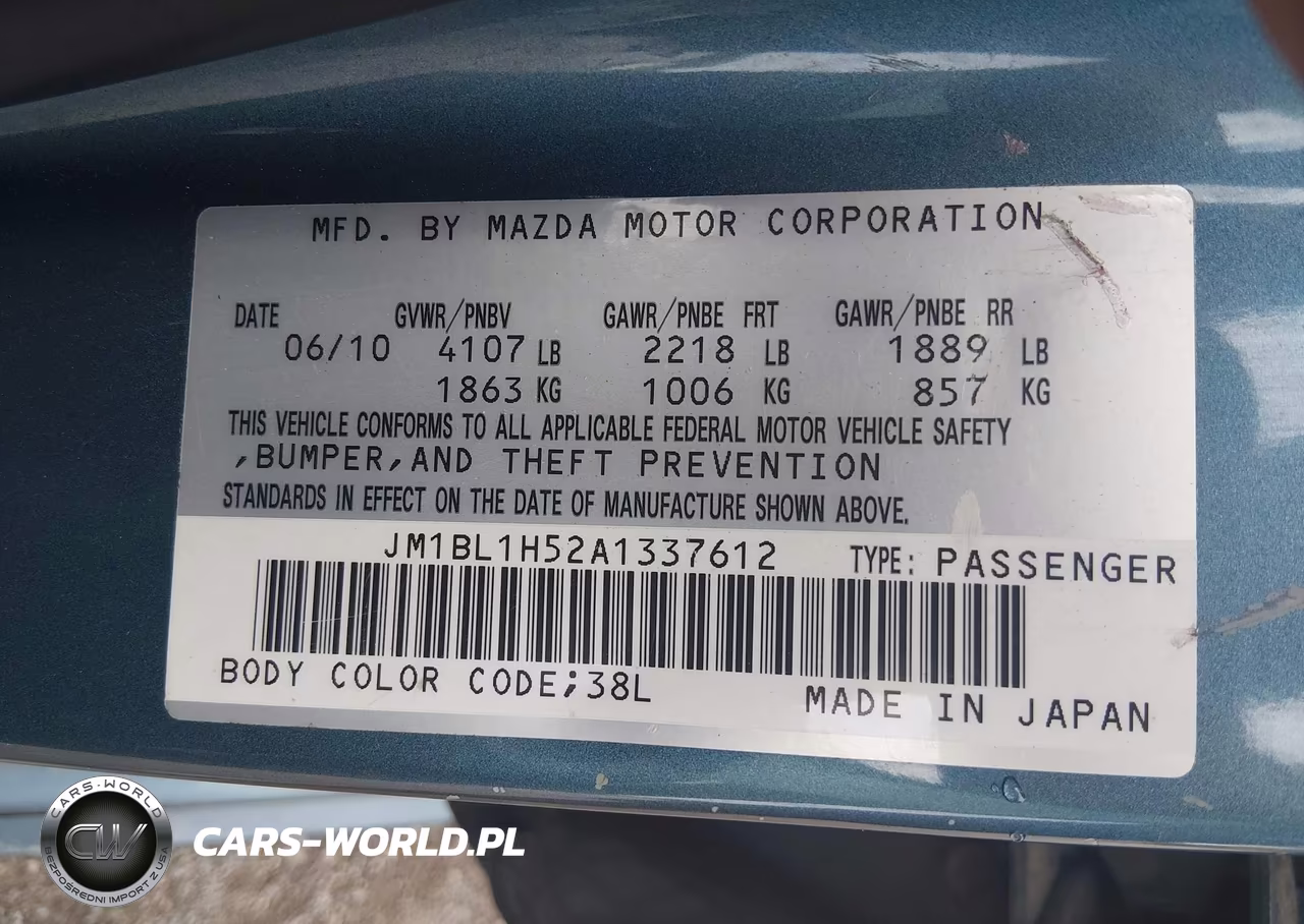 2010 Mazda Mazda3 S Grand Touring VIN:JM1BL1H52A1337612 - 9